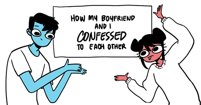 Girl Illustrates The 15 Steps It Took For Her And Her BF To Confess Their Feelings To Each Other And Start Dating