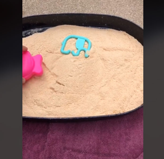 Mom's TikTok On Making 'Edible Sand' Goes Viral And Others Try It Out