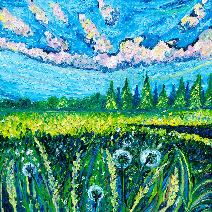 Find Out How This Painter Is Using The Color Wheel To Create String Impact Find Out How This Painter Is Using The Color Wheel To Create String Impact
