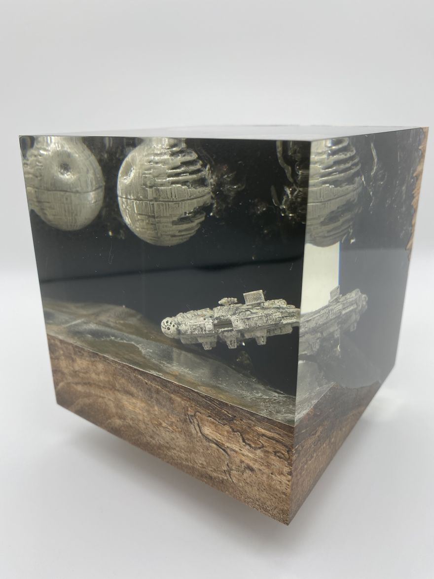 I Made This Resin Cube