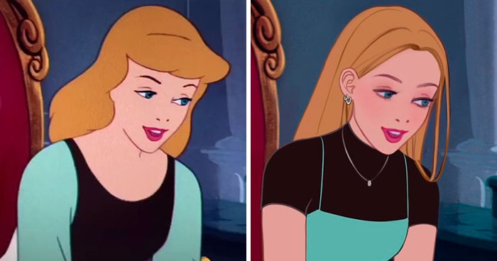 Artist ‘Updates’ Disney Princesses As Modern Women, Goes Viral (7 Pics)