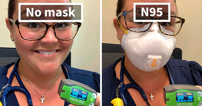 Doctor Demonstrates What Happens When You Wear Different Masks