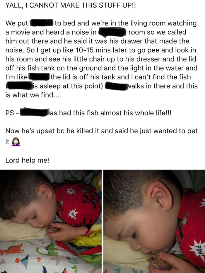 Kid Kills His Fish