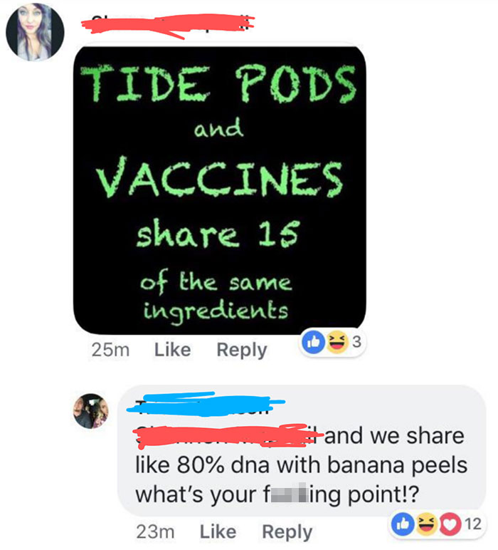 Vaccines = Tide Pods