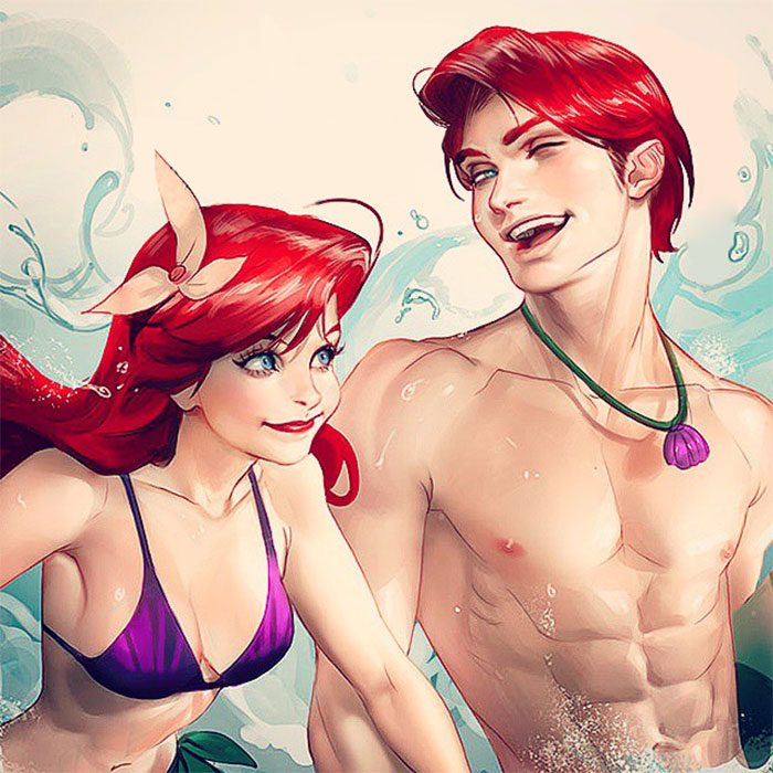 Artist Takes Characters From Pop Culture And Switches Their Gender (24 Pics)