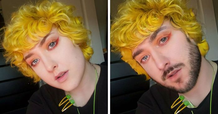 Person Tests What Happens When You Try A Gender Swap Filter Back And Forth 39 Times On Your Own Face