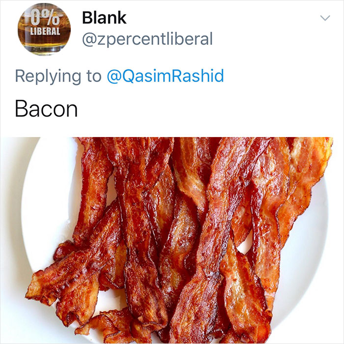 Someone Harasses Muslim Man With Pictures Of Bacon, He Says The Real Way To Offend Him Is Milk Chocolate To Troll Them
