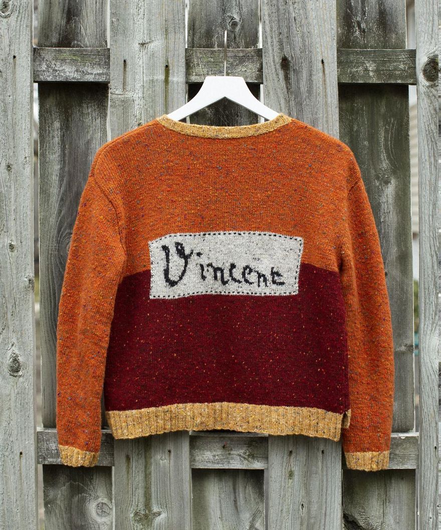 Gorgeous Knit Sweater Inspired By Vincent Van Gogh