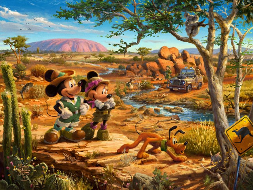 Mickey And Minnie In The Outback