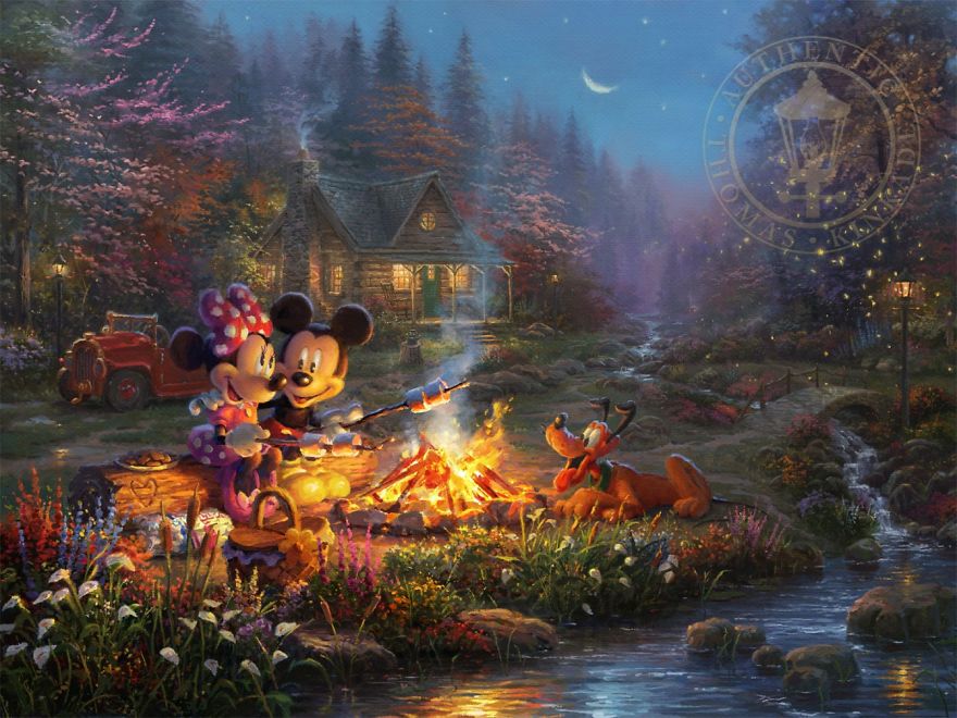 Mickey And Minnie – Sweetheart Campfire