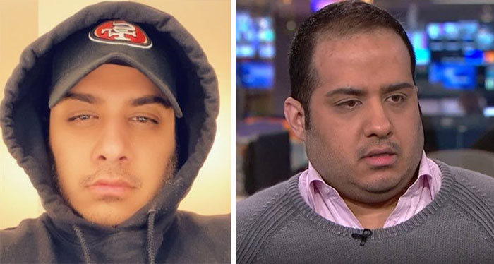 Profile Pic On Twitter vs. Still From Interview