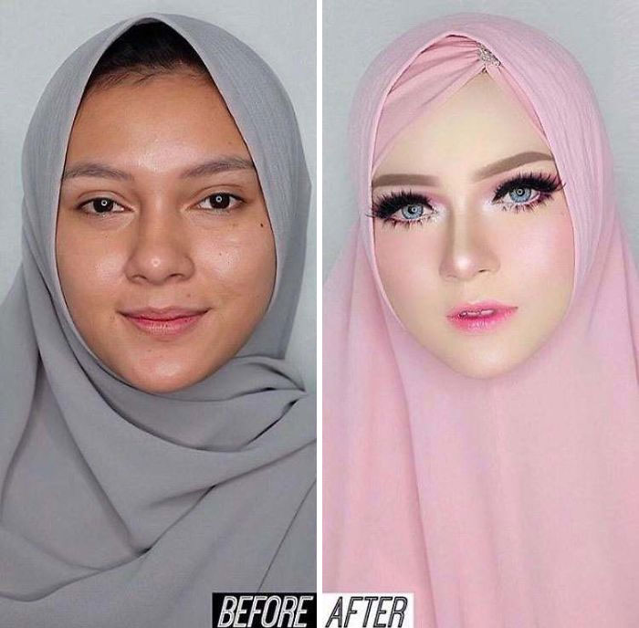 This "Makeup Artist" Advertising Her Work...