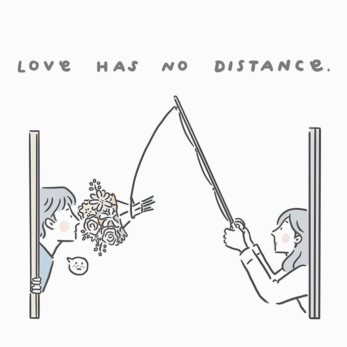 Illustrator Shows Small Fragments Of Love In Her Long-Distance Relationship (94 Pics)