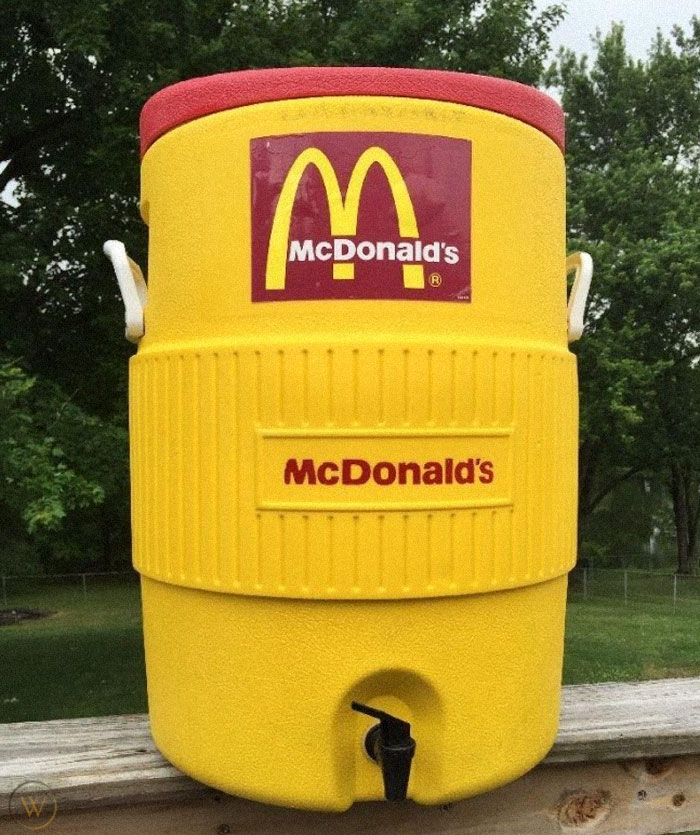 Sometimes You'd Get It At School Events Or Sports Games, Delivered In This Big Yellow Cooler