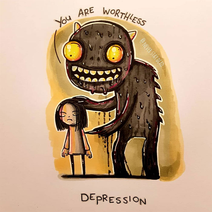 Mental-Disorder-Monsters-Art-Neverstaydead