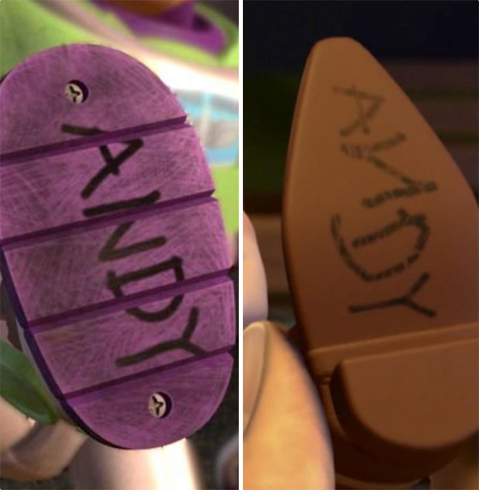 Andy's Handwriting Gets Better As He Ages In Toy Story