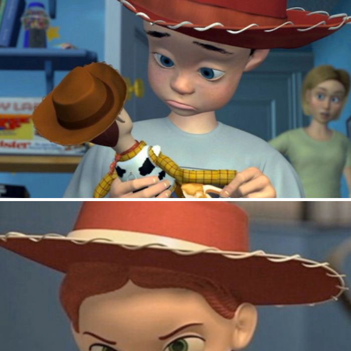 In Toy Story, The Cowboy Hat Andy Wears Is Actually Jessie’s, Not Woody’s