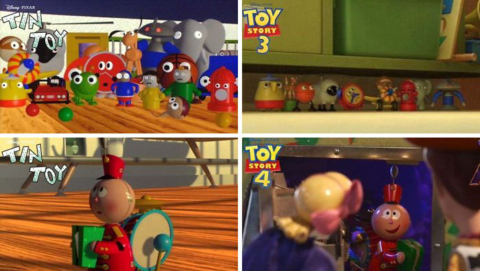 Tin Toy (1988) Was The Short Film Which Inspired Disney To Produce Toy Story (1995) With Pixar. Some Of The Toys From The Original Short Were Featured In The Sunnyside Day Care In Toy Story 3 (2010), While The Titular Character Makes A Cameo Appearance In Toy Story 4 (2019)