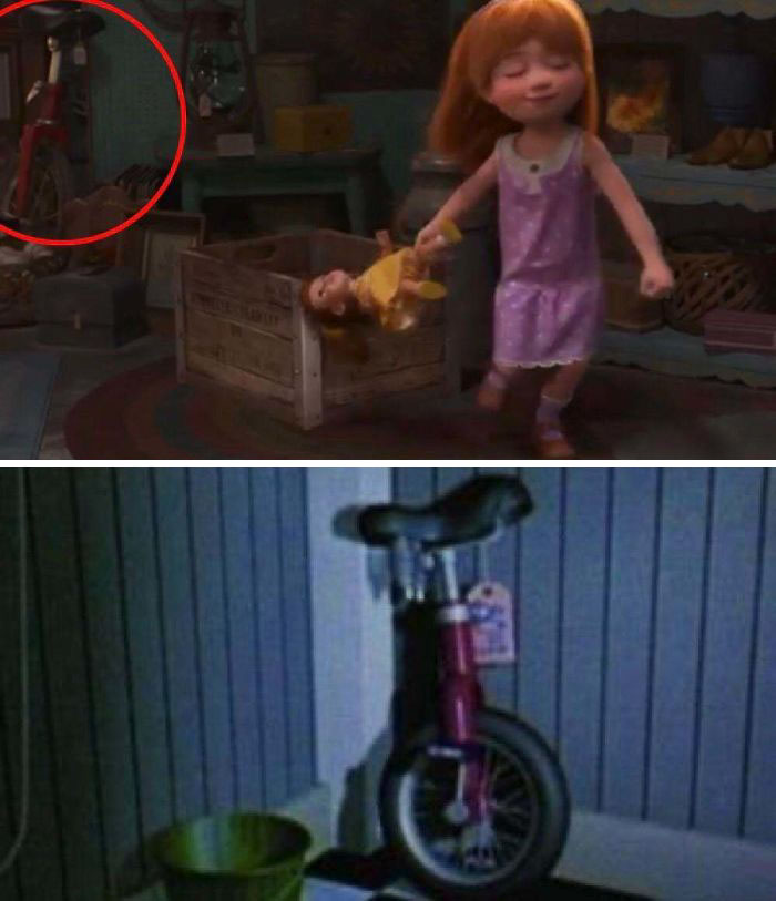 In Toy Story 4 (2019) When Harmony Throws Away Gabby Gabby, Red From Red’s Dream (1987) Can Be Seen On The Far Left