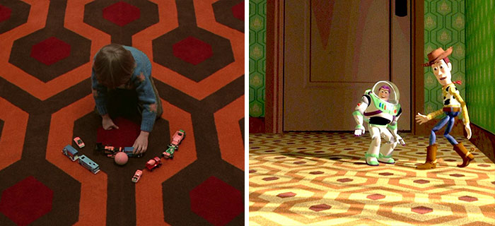 The Carpet At Sid’s House In Toy Story (1995) Was Intentionally Made The Same As The Carpet At The Overlook Hotel In The Shining (1980), One Of Many References To The Horror Film Throughout The Pixar Series