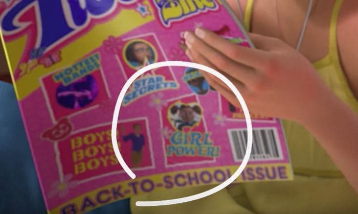 When Molly Is Reading An Issue Of Tween Zine In Toy Story 3, Darla From Finding Nemo Makes An Appearance On The Cover