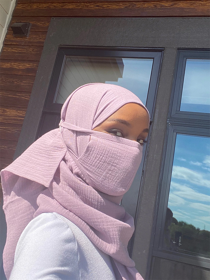 22-Year-Old Model Halima Aden Creates A Line Of Protective Masks For Hijab-Wearers
