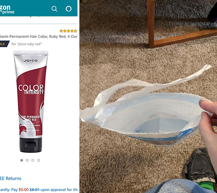 Ordered Myself Some Hair Dye From Amazon. First Time I've Gotten An Invisible Product From Them
