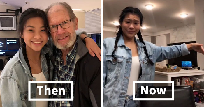 This TikTok Challenge Is Making People Cry After Seeing People Recreate Pics With Their Late Loved Ones (20 Pics)