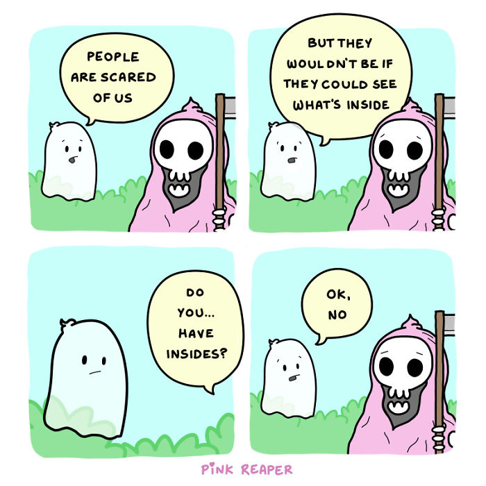 My Wholesome Webcomic About The Grim Reaper Who Is Actually Nice (17 New Pics)