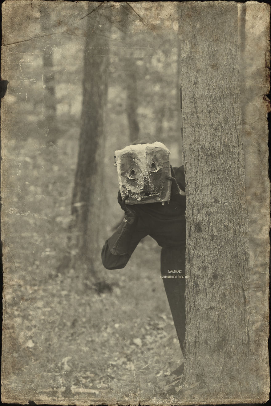 Vintage Halloween Photos Are More Disturbing Than Modern Horror Movies, So We Recreated Some (27 Pics)