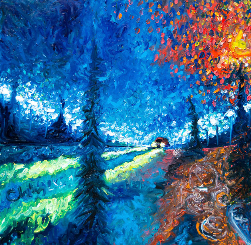 Find Out How This Painter Is Using The Color Wheel To Create String Impact Find Out How This Painter Is Using The Color Wheel To Create String Impact