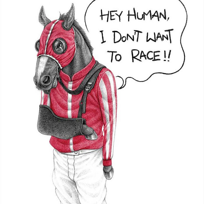 Artist Tries To Raise Awareness About Animal Abuse With These 33 Uncomfortable Illustrations