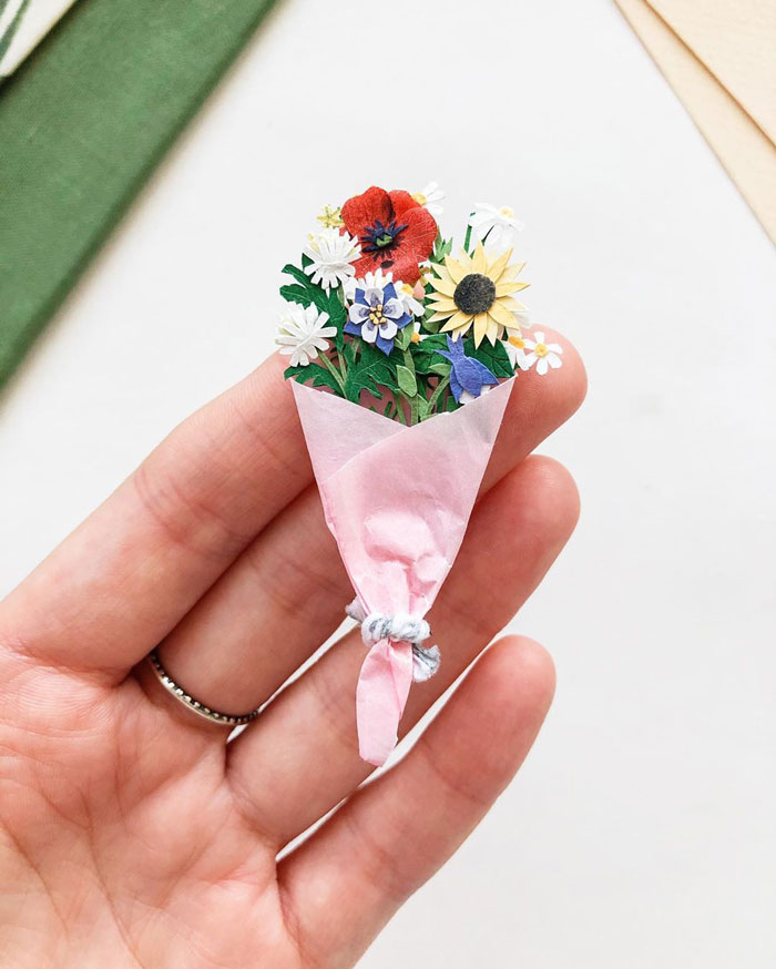 Tiny-Mini-Paper-Flower-Bouquets-Tania-Lissova