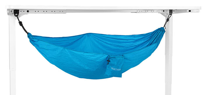 This $55 Under-Desk Hammock Lets Employees Take The Most Chill Breaks At Work