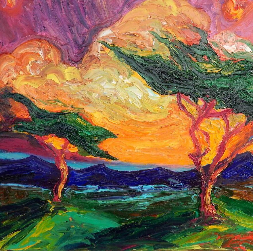 Find Out How This Painter Is Using The Color Wheel To Create String Impact Find Out How This Painter Is Using The Color Wheel To Create String Impact