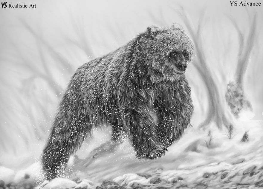 Realistic Bear The Wanderer