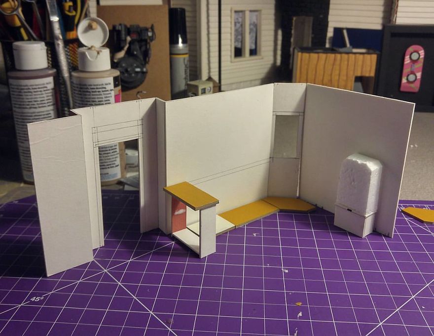 Tiny Model Of Monica’s Kitchen From “Friends”