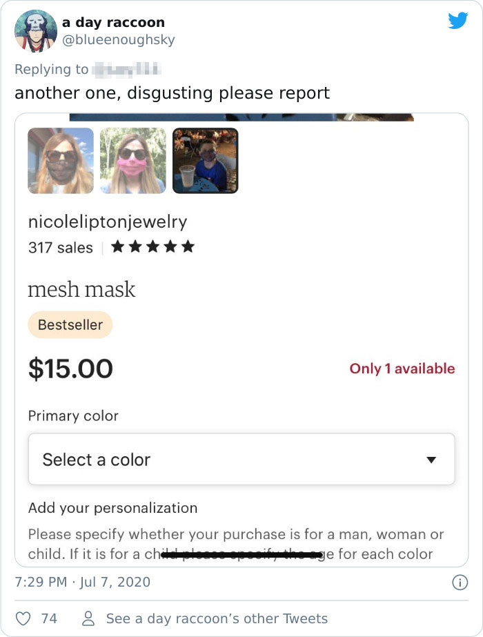 Sellers Of 'Breathable Masks' Get Called Out For Selling These Items Which Obviously Don't Work
