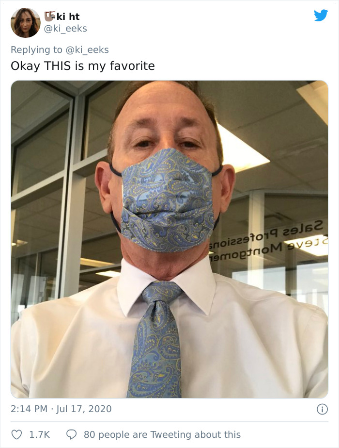 People Can’t Get Enough Of This Dad Matching His Ties With Face Masks Daily