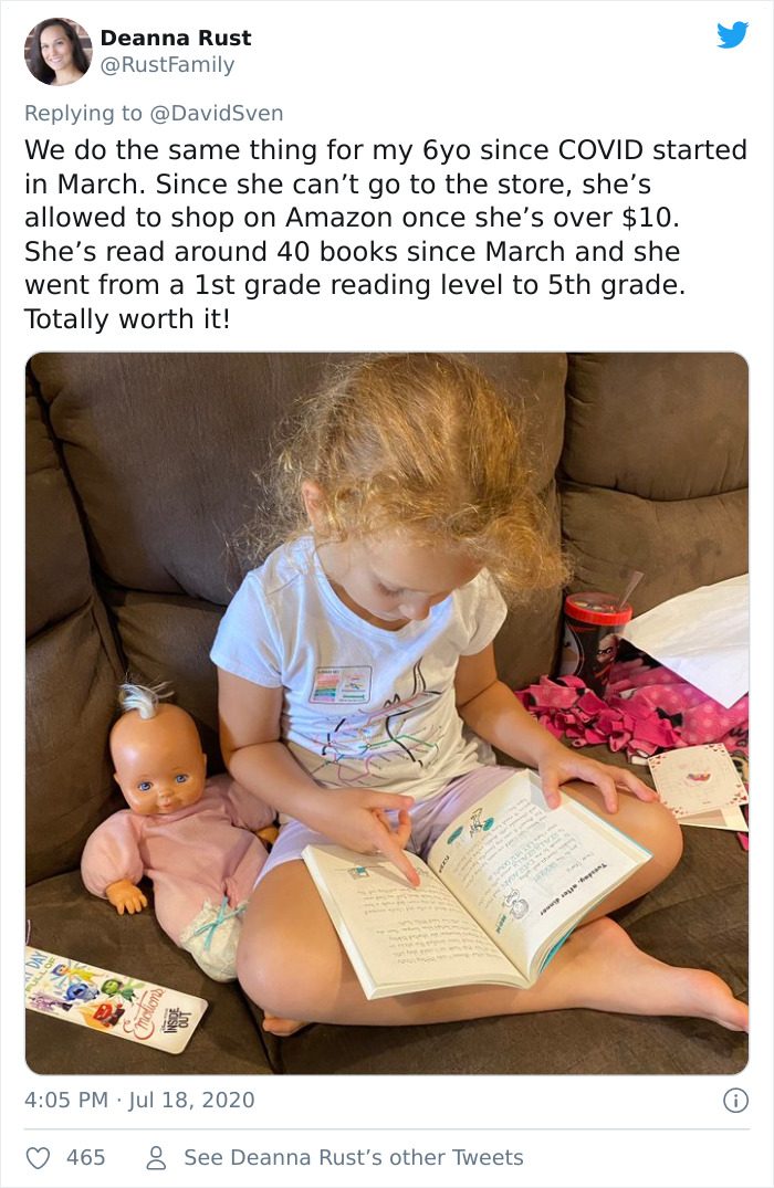 Dad Who Pays His Son $1 For Every Book Read Posts That He's Already Out $120, Divides The Internet On This Parenting Tactic