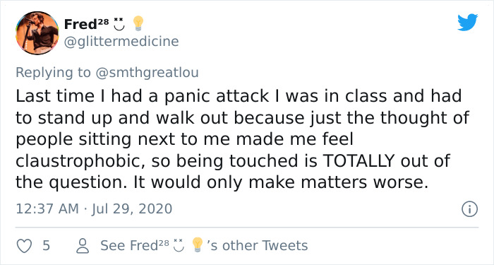 After Someone Says That The Way Panic Attacks Are Portrayed In Movies Is Nonsense, People Start Sharing What They Actually Look Like