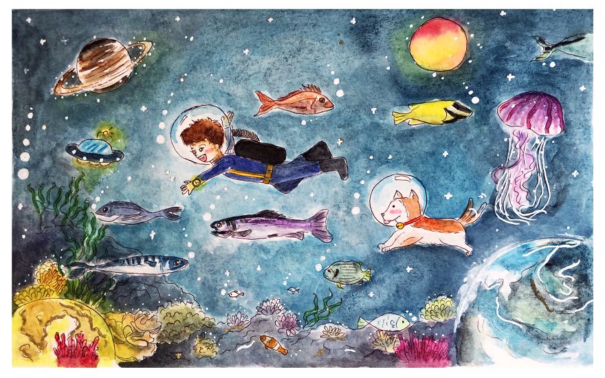 When The Universe And The Ocean Merge When The Universe And The Ocean Merge
