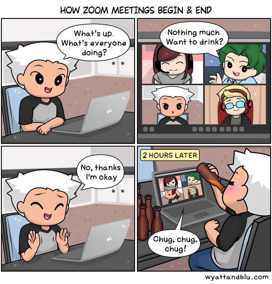 30 Wholesome & Funny Comics Of A Couple During Lockdown