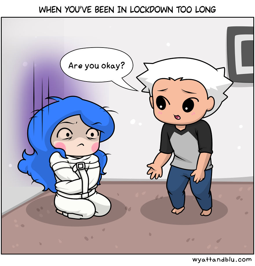 30 Wholesome & Funny Comics Of A Couple During Lockdown