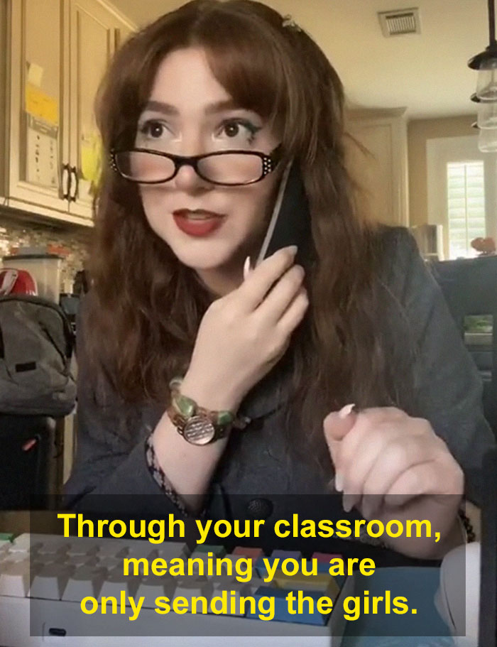 Woman Shows How Sexist School Dress Codes Are On TikTok, Where She Acts As The Hero All Girls Need