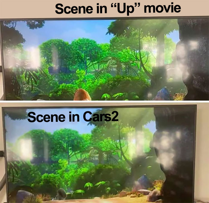Kid Notices Something That Most Of Us Wouldn't Have: Up(2009), Cars 2 (2011)