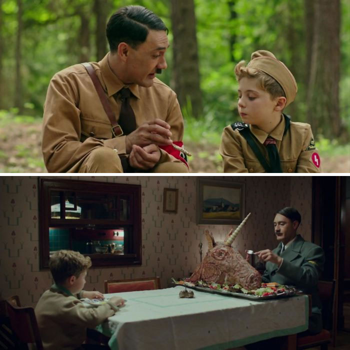 In Jojo Rabbit (2019), The Imaginary Hitler Offers Jojo Cigarettes And Is Shown Eating Meat. In Reality, Hitler Was Strongly Opposed To Smoking And Was A Vegetarian, Implying That Jojo Knows Very Little About Hitler