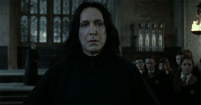When Harry Again Angrily Yells At Him For Killing Dumbledore, He Just Stands There Looking Guilty
