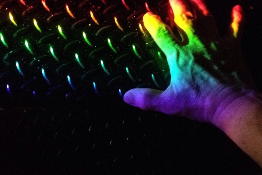My Hand On My Keyboard.