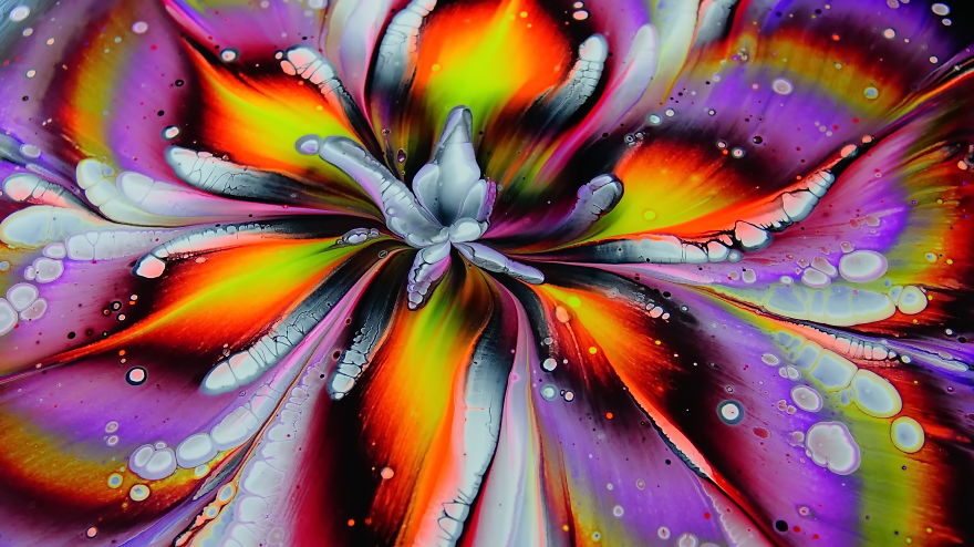 Collaboration With Erika Art~ Cup Bottom Reverse Flower Dip ~ Paint #withme Collaboration With Erika Art~ Cup Bottom Reverse Flower Dip ~ Paint #withme